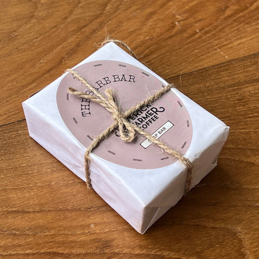 The coffee soap bar