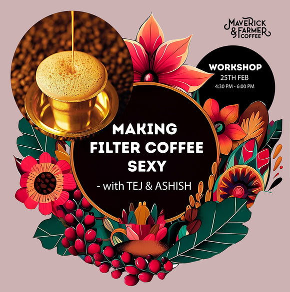 Making South Indian filter coffee sexy