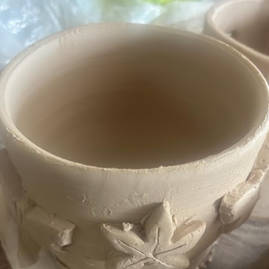 Pottery Making by Maya Pottery: Leaf-Textured Trinket Dish