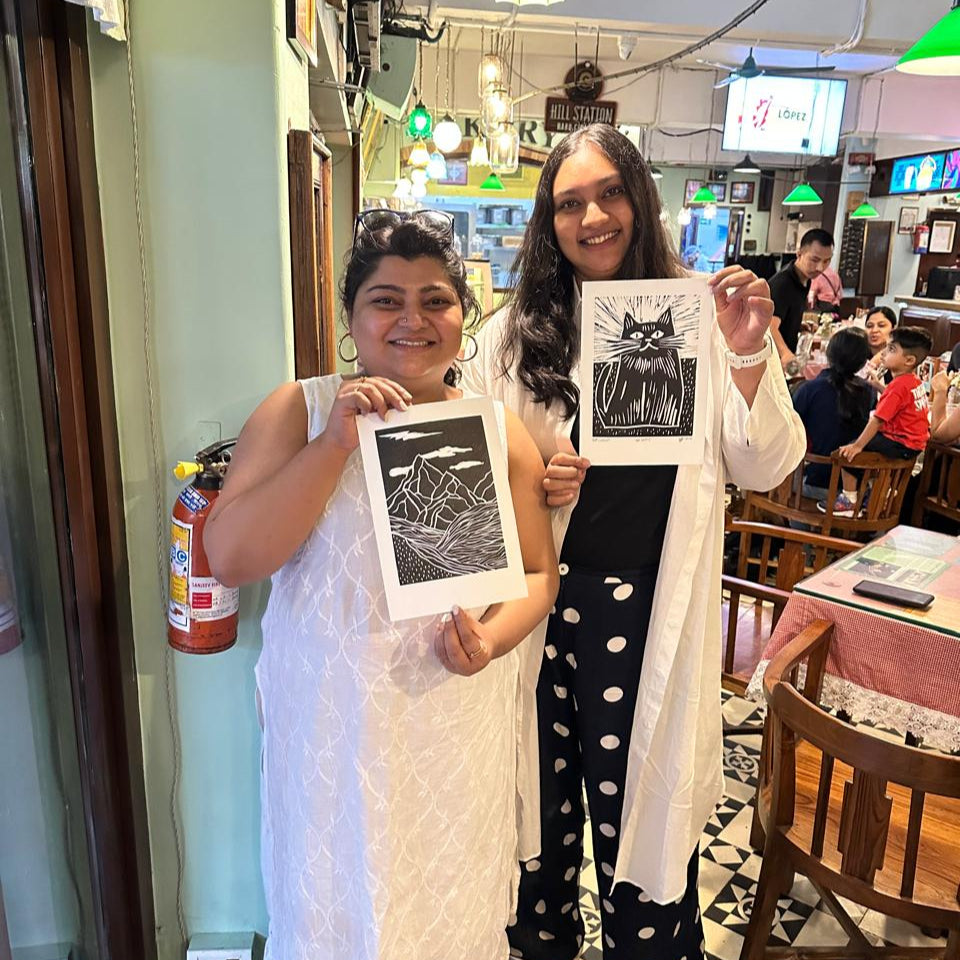 Tote Bag Printing Workshop (lino cut) - with Kapila Nahender Atelier