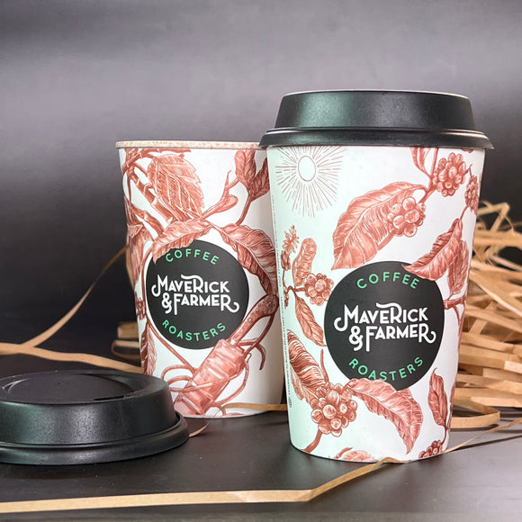 Reusable Cups (2) Made From Coffee Chaff - Recyclable. – Maverickandfarmer