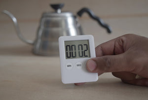 Coffee brewing digital timer